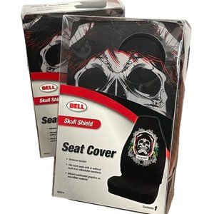 BELL AUTOMOTIVE PRODUCTS Skull Shield Car Seat Cover NIB